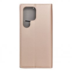 Kryty na mobil | Knižkové puzdro Smart Case Book zlaté – Samsung Galaxy S25 Ultra | Kryty na mobil