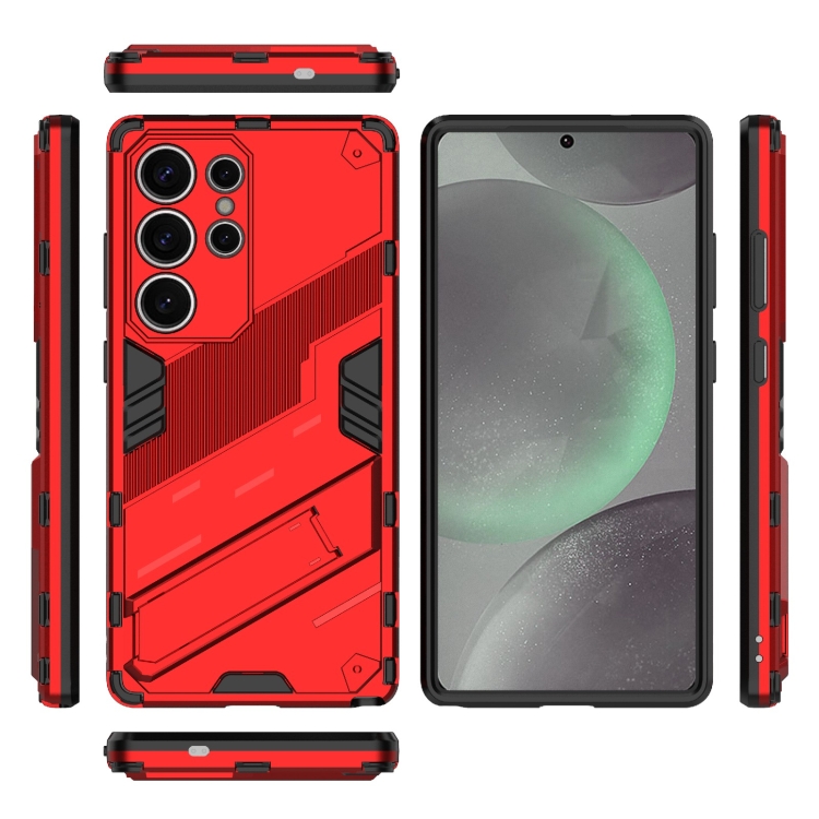 Odolný Kryt Punk armor case červený – Samsung Galaxy S25 Ultra | Kryty na mobil Kryty na mobil | Odolný Kryt Punk armor case červený – Samsung Galaxy S25 Ultra | Kryty na mobil