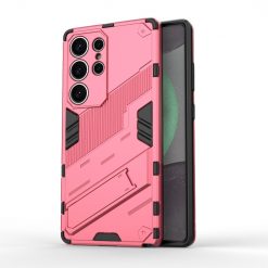 Odolný Kryt Punk armor case ružový – Samsung Galaxy S25 Ultra