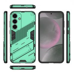 Kryty na mobil | Odolný Kryt Punk armor case zelený – Samsung Galaxy S25+ (S25 Plus) | Kryty na mobil