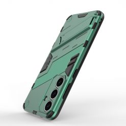 Kryty na mobil | Odolný Kryt Punk armor case zelený – Samsung Galaxy S25+ (S25 Plus) | Kryty na mobil