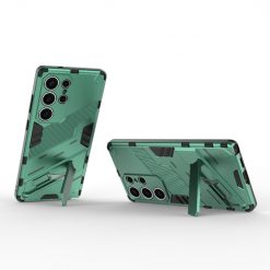 Kryty na mobil | Odolný Kryt Punk armor case zelený – Samsung Galaxy S25 Ultra | Kryty na mobil