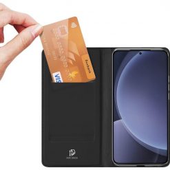 Peňaženkové puzdro Dux Ducis Skin Pro čierne – Samsung Galaxy S25 | Kryty na mobil Kryty na mobil | Peňaženkové puzdro Dux Ducis Skin Pro čierne – Samsung Galaxy S25 | Kryty na mobil
