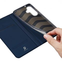 Kryty na mobil | Peňaženkové puzdro Dux Ducis Skin Pro modré – Samsung Galaxy S25 | Kryty na mobil