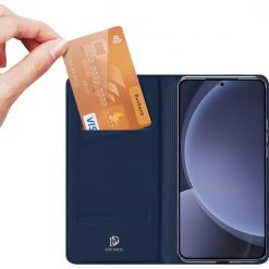 Kryty na mobil | Peňaženkové puzdro Dux Ducis Skin Pro modré – Samsung Galaxy S25 | Kryty na mobil