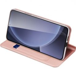 Kryty na mobil | Peňaženkové puzdro Dux Ducis Skin Pro ružové – Samsung Galaxy S25 | Kryty na mobil