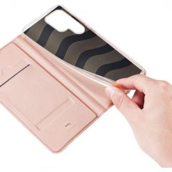 Kryty na mobil | Peňaženkové puzdro Dux Ducis Skin Pro ružové – Samsung Galaxy S25 Ultra | Kryty na mobil