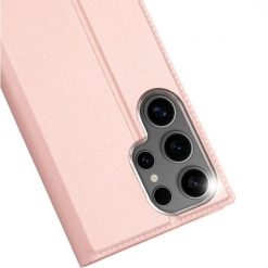 Kryty na mobil | Peňaženkové puzdro Dux Ducis Skin Pro ružové – Samsung Galaxy S25 Ultra | Kryty na mobil