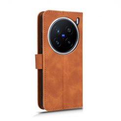 Peňaženkové puzdro Solid hnedé – Vivo X200 Pro | Kryty na mobil Kryty na mobil | Peňaženkové puzdro Solid hnedé – Vivo X200 Pro | Kryty na mobil