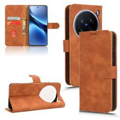 Peňaženkové puzdro Solid hnedé – Vivo X200 Pro | Kryty na mobil Kryty na mobil | Peňaženkové puzdro Solid hnedé – Vivo X200 Pro | Kryty na mobil