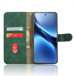 Kryty na mobil | Peňaženkové puzdro Solid zelené – Vivo X200 Pro | Kryty na mobil