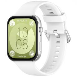 Kryty na mobil | Remienok Solid Wristband biely pre Huawei Watch Fit 3 / Fit 4 / Fit 4 Pro | Kryty na mobil