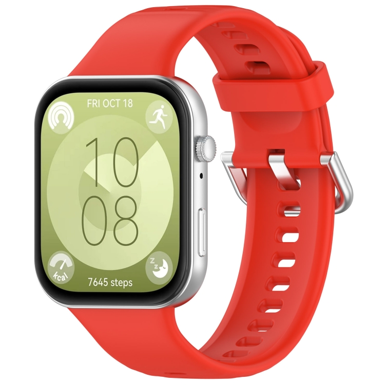 Remienok Solid Wristband červený pre Huawei Watch Fit 3 / Fit 4 / Fit 4 Pro | Kryty na mobil Kryty na mobil | Remienok Solid Wristband červený pre Huawei Watch Fit 3 / Fit 4 / Fit 4 Pro | Kryty na mobil