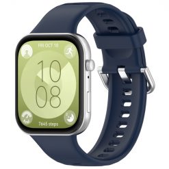 Kryty na mobil | Remienok Solid Wristband tmavomodrý pre Huawei Watch Fit 3 / Fit 4 / Fit 4 Pro | Kryty na mobil