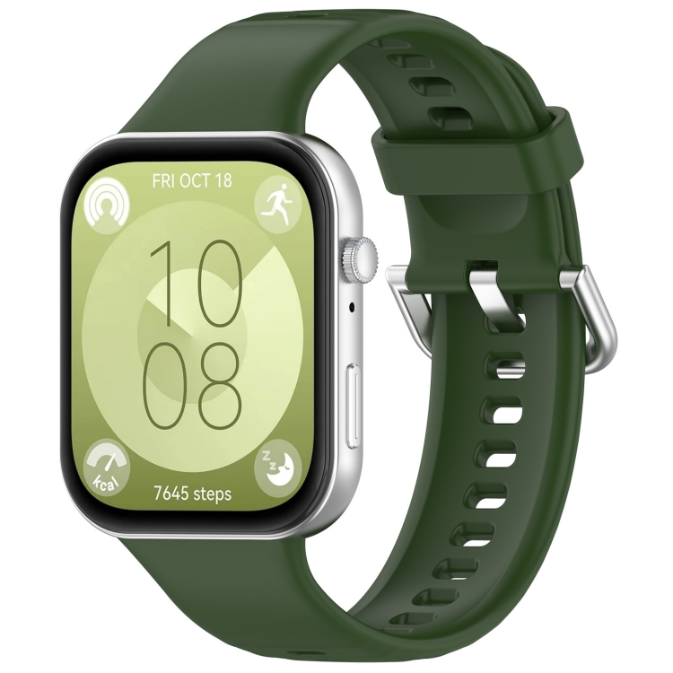 Remienok Solid Wristband zelený pre Huawei Watch Fit 3 / Fit 4 / Fit 4 Pro | Kryty na mobil Kryty na mobil | Remienok Solid Wristband zelený pre Huawei Watch Fit 3 / Fit 4 / Fit 4 Pro | Kryty na mobil