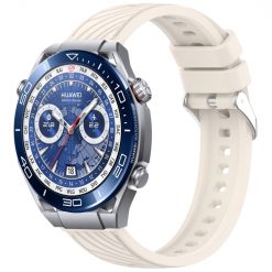 Remienok Strip Pattern Wristband béžový pre Huawei Watch Ultimate (22mm)