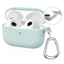 Silikónové puzdro Enkay Hook case mätové – Apple AirPods 4