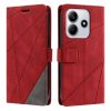 Knižkové puzdro Rhombus modré – Xiaomi Redmi Note 14 5G | Kryty na mobil Kryty na mobil | Knižkové puzdro Rhombus modré – Xiaomi Redmi Note 14 5G | Kryty na mobil