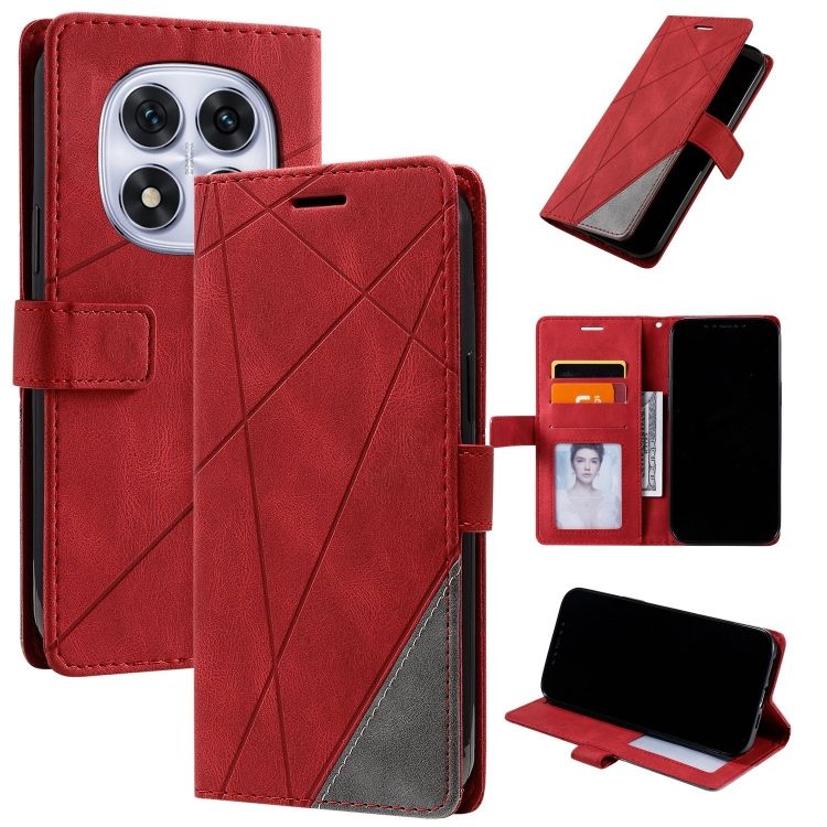 Knižkové puzdro Rhombus červené – Xiaomi Redmi Note 14 Pro 5G | Kryty na mobil Kryty na mobil | Knižkové puzdro Rhombus červené – Xiaomi Redmi Note 14 Pro 5G | Kryty na mobil