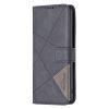 Kryty na mobil | Knižkové puzdro Rhombus sivé – Xiaomi Redmi Note 14 (4G) | Kryty na mobil