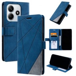 Knižkové puzdro Rhombus modré – Xiaomi Redmi Note 14 5G | Kryty na mobil Kryty na mobil | Knižkové puzdro Rhombus modré – Xiaomi Redmi Note 14 5G | Kryty na mobil