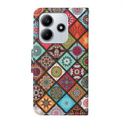Knižkové puzdro Trendy Cross case Farebné mandaly – Xiaomi Redmi Note 14 5G | Kryty na mobil Kryty na mobil | Knižkové puzdro Trendy Cross case Farebné mandaly – Xiaomi Redmi Note 14 5G | Kryty na mobil