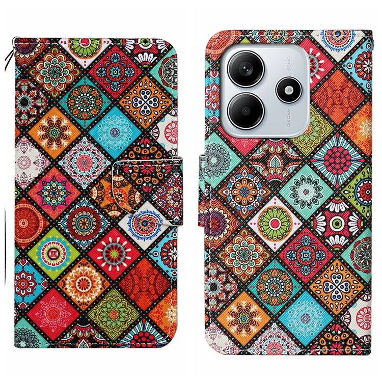 Knižkové puzdro Trendy Cross case Farebné mandaly – Xiaomi Redmi Note 14 5G | Kryty na mobil Kryty na mobil | Knižkové puzdro Trendy Cross case Farebné mandaly – Xiaomi Redmi Note 14 5G | Kryty na mobil