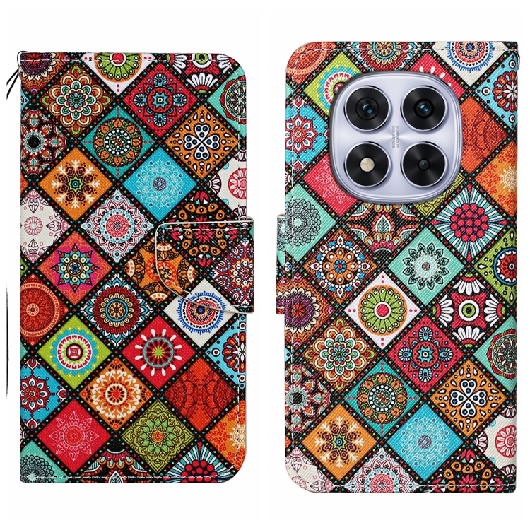 Knižkové puzdro Trendy Cross case Farebné mandaly – Xiaomi Redmi Note 14 Pro 5G | Kryty na mobil Kryty na mobil | Knižkové puzdro Trendy Cross case Farebné mandaly – Xiaomi Redmi Note 14 Pro 5G | Kryty na mobil