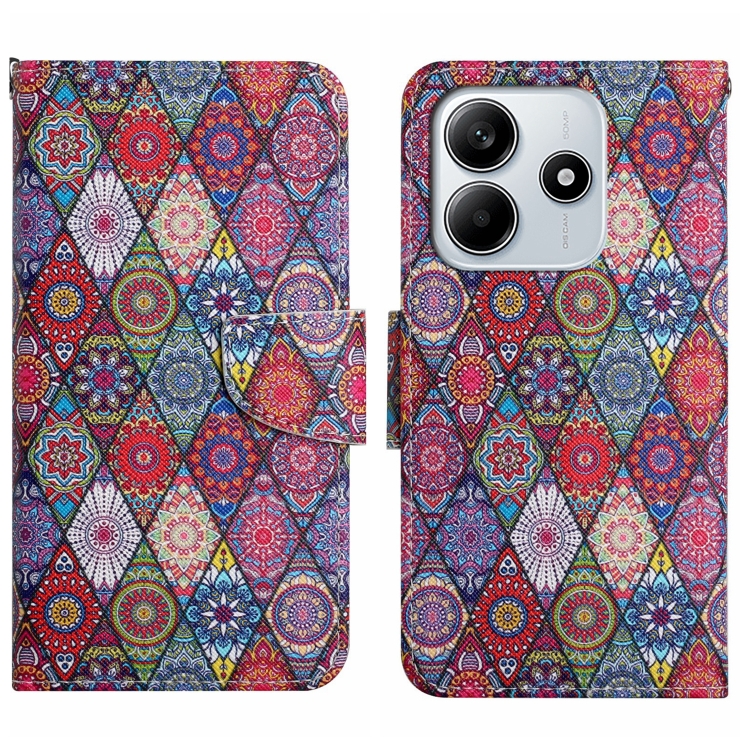 Knižkové puzdro Trendy Cross case Kaleidoskop – Xiaomi Redmi Note 14 5G | Kryty na mobil Kryty na mobil | Knižkové puzdro Trendy Cross case Kaleidoskop – Xiaomi Redmi Note 14 5G | Kryty na mobil