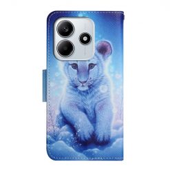 Kryty na mobil | Knižkové puzdro Trendy Cross case Leopard – Xiaomi Redmi Note 14 5G | Kryty na mobil