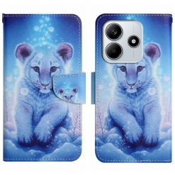 Kryty na mobil | Knižkové puzdro Trendy Cross case Leopard – Xiaomi Redmi Note 14 5G | Kryty na mobil
