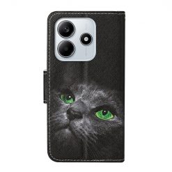 Knižkové puzdro Trendy Cross case Zelenooká mačka – Xiaomi Redmi Note 14 5G | Kryty na mobil Kryty na mobil | Knižkové puzdro Trendy Cross case Zelenooká mačka – Xiaomi Redmi Note 14 5G | Kryty na mobil