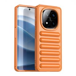 Kryty na mobil | Ochranný kryt Bumpy case oranžový – Xiaomi Redmi Note 14 Pro+ 5G | Kryty na mobil