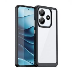 Kryty na mobil | Ochranný kryt Colorful Acrylic case čierny – Xiaomi Redmi Note 14 5G | Kryty na mobil