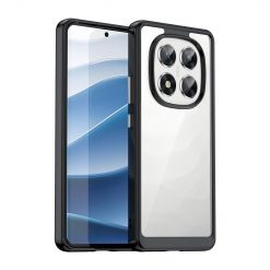 Kryty na mobil | Ochranný kryt Colorful Acrylic case čierny – Xiaomi Redmi Note 14 Pro 5G | Kryty na mobil