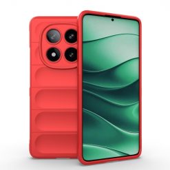 Kryty na mobil | Odolný kryt Magic Shield červený – Xiaomi Redmi Note 14 Pro 5G | Kryty na mobil