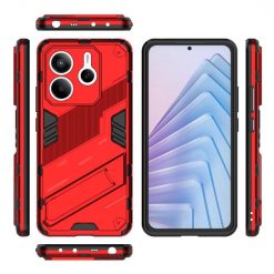 Odolný Kryt Punk armor case červený – Xiaomi Redmi Note 14 5G | Kryty na mobil Kryty na mobil | Odolný Kryt Punk armor case červený – Xiaomi Redmi Note 14 5G | Kryty na mobil