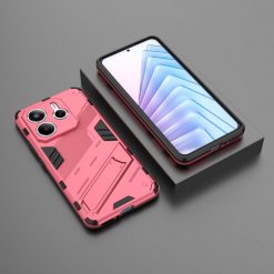 Kryty na mobil | Odolný Kryt Punk armor case ružový – Xiaomi Redmi Note 14 5G | Kryty na mobil