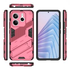 Kryty na mobil | Odolný Kryt Punk armor case ružový – Xiaomi Redmi Note 14 5G | Kryty na mobil