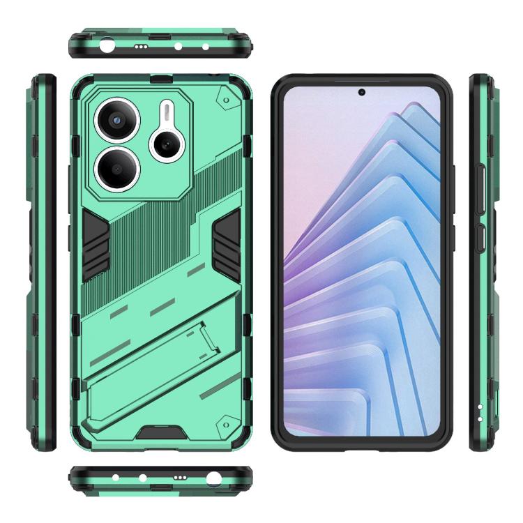 Odolný Kryt Punk armor case zelený – Xiaomi Redmi Note 14 5G | Kryty na mobil Kryty na mobil | Odolný Kryt Punk armor case zelený – Xiaomi Redmi Note 14 5G | Kryty na mobil
