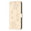 Kryty na mobil | Peňaženkové puzdro Embossing Pattern case Štvorlístky ružové – Xiaomi Redmi Note 14 (4G) | Kryty na mobil