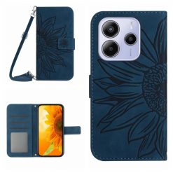 Peňaženkové puzdro Embossing Pattern Kvet case modré – Xiaomi Redmi Note 14 (4G) | Kryty na mobil Kryty na mobil | Peňaženkové puzdro Embossing Pattern Kvet case modré – Xiaomi Redmi Note 14 (4G) | Kryty na mobil