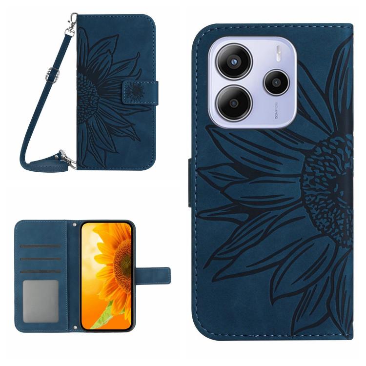 Peňaženkové puzdro Embossing Pattern Kvet case modré – Xiaomi Redmi Note 14 (4G) | Kryty na mobil Kryty na mobil | Peňaženkové puzdro Embossing Pattern Kvet case modré – Xiaomi Redmi Note 14 (4G) | Kryty na mobil