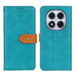 Kryty na mobil | Peňaženkové puzdro Embossing Pattern Kvety modré – Xiaomi Redmi Note 14 Pro (4G) | Kryty na mobil
