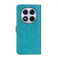 Kryty na mobil | Peňaženkové puzdro Embossing Pattern Kvety modré – Xiaomi Redmi Note 14 Pro (4G) | Kryty na mobil