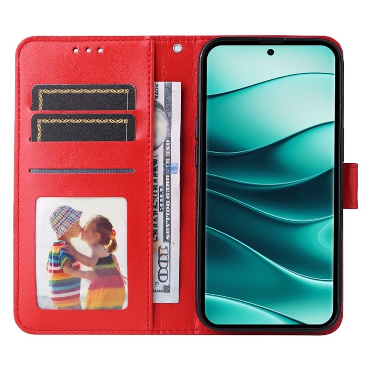 Peňaženkové puzdro Embossing Pattern Slnečnica červené – Xiaomi Redmi Note 14 Pro 5G | Kryty na mobil Kryty na mobil | Peňaženkové puzdro Embossing Pattern Slnečnica červené – Xiaomi Redmi Note 14 Pro 5G | Kryty na mobil