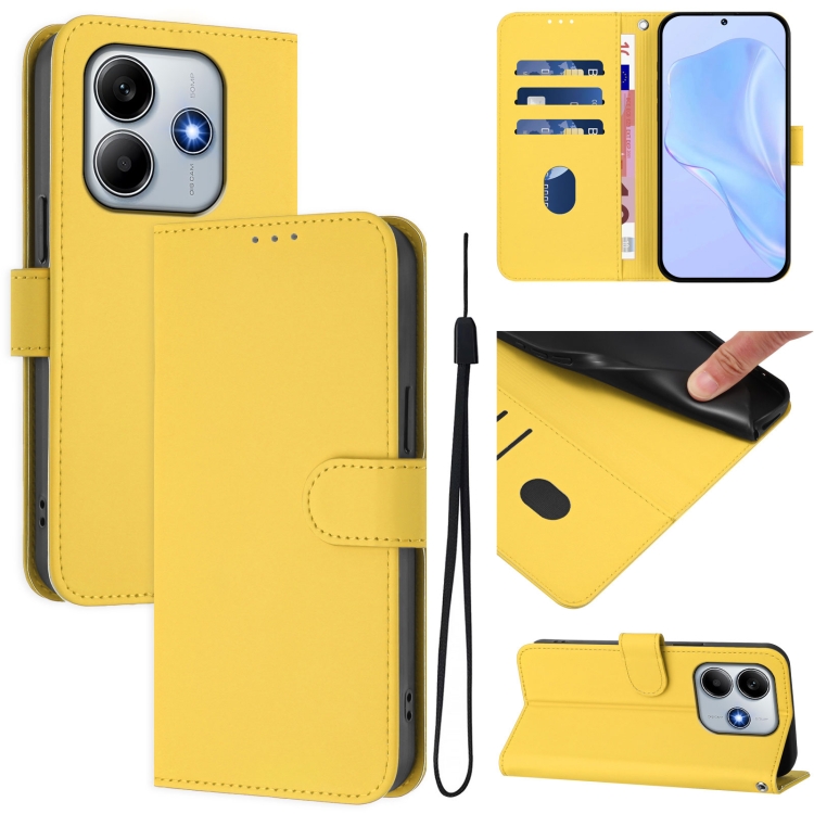 Peňaženkové puzdro Solid žlté – Xiaomi Redmi Note 14 5G | Kryty na mobil Kryty na mobil | Peňaženkové puzdro Solid žlté – Xiaomi Redmi Note 14 5G | Kryty na mobil