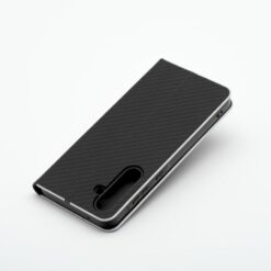 Knižkové puzdro Luna Carbon čierne – Samsung Galaxy A36 | Kryty na mobil Kryty na mobil | Knižkové puzdro Luna Carbon čierne – Samsung Galaxy A36 | Kryty na mobil