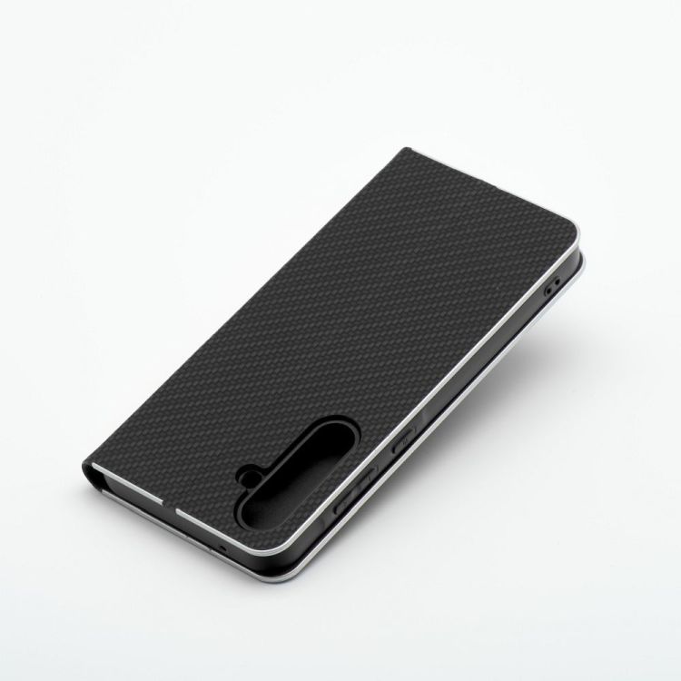 Knižkové puzdro Luna Carbon čierne – Samsung Galaxy A36 | Kryty na mobil Kryty na mobil | Knižkové puzdro Luna Carbon čierne – Samsung Galaxy A36 | Kryty na mobil