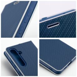 Knižkové puzdro Luna Carbon modré – Samsung Galaxy A26 | Kryty na mobil Kryty na mobil | Knižkové puzdro Luna Carbon modré – Samsung Galaxy A26 | Kryty na mobil